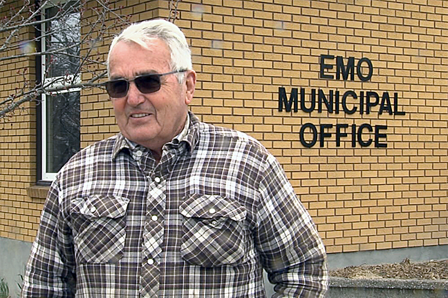 Mayor Harold McQuaker of Emo Ontario